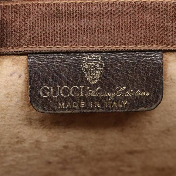 GUCCI GG Supreme Web Sherry Line Clutch Bag Beige Red Green 010 378 Auth ep5011 - Picture 9 of 16